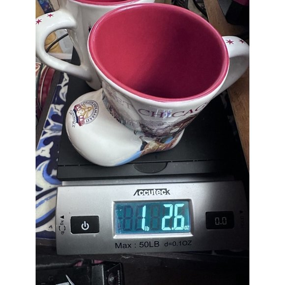 2 20TH ANNIVERSARY CHRISTKINDLMARKET CHICAGO BOOT MUGS 2015 Pair Set - Picture 12 of 12
